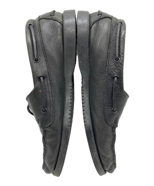 PARABOOT（パラブーツ）PARABOOT (パラブーツ) デッキシューズ ブラック サイズ:26の古着・服飾アイテム