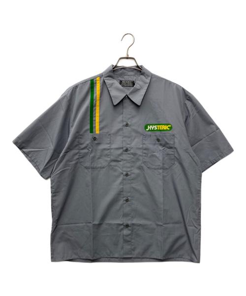Hysteric Glamour（ヒステリックグラマー）Hysteric Glamour (ヒステリックグラマー) 半袖シャツ グレー サイズ:XL 未使用品の古着・服飾アイテム