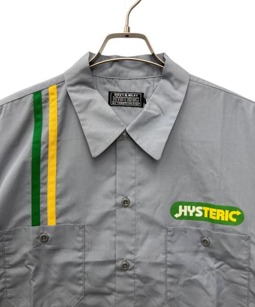 Hysteric Glamour（ヒステリックグラマー）Hysteric Glamour (ヒステリックグラマー) 半袖シャツ グレー サイズ:XL 未使用品の古着・服飾アイテム