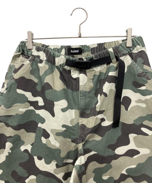 X-LARGE（エクストララージ）X-LARGE (エクストララージ) カーゴパンツ グリーン×ベージュ サイズ:XLの古着・服飾アイテム