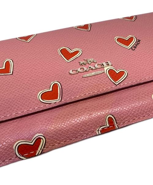 COACH（コーチ）COACH (コーチ) 長財布 ピンクの古着・服飾アイテム