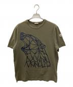 MONCLERモンクレール）の古着「半袖カットソー」｜オリーブ