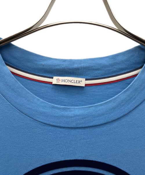 MONCLER（モンクレール）MONCLER (モンクレール) 半袖カットソー スカイブルー サイズ:XLの古着・服飾アイテム