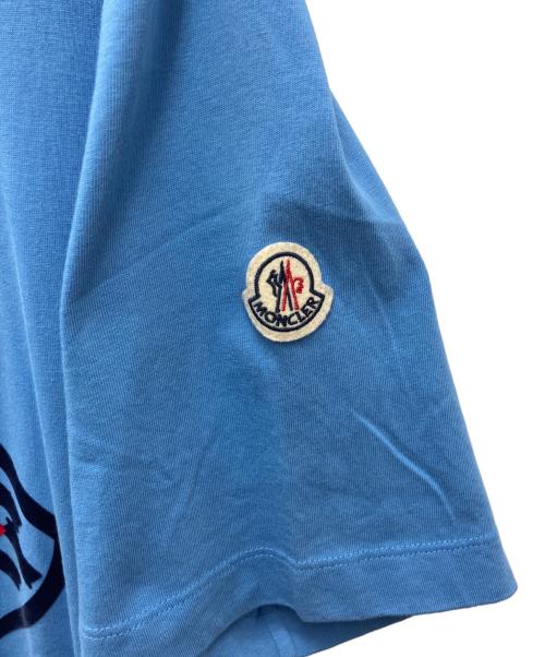 MONCLER（モンクレール）MONCLER (モンクレール) 半袖カットソー スカイブルー サイズ:XLの古着・服飾アイテム