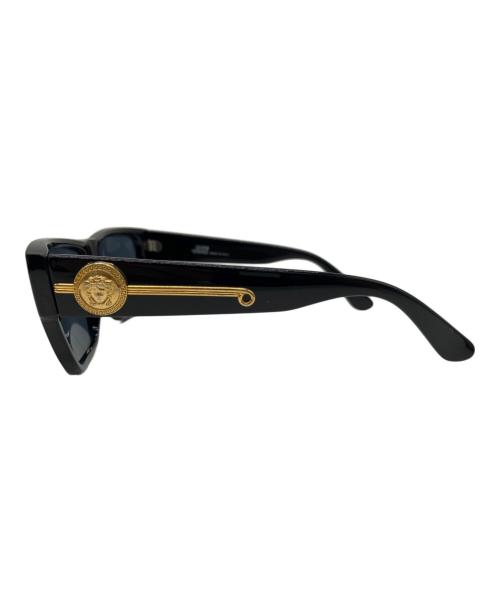 VERSACE（ヴェルサーチェ）VERSACE (ヴェルサーチェ) サングラス ブラックの古着・服飾アイテム