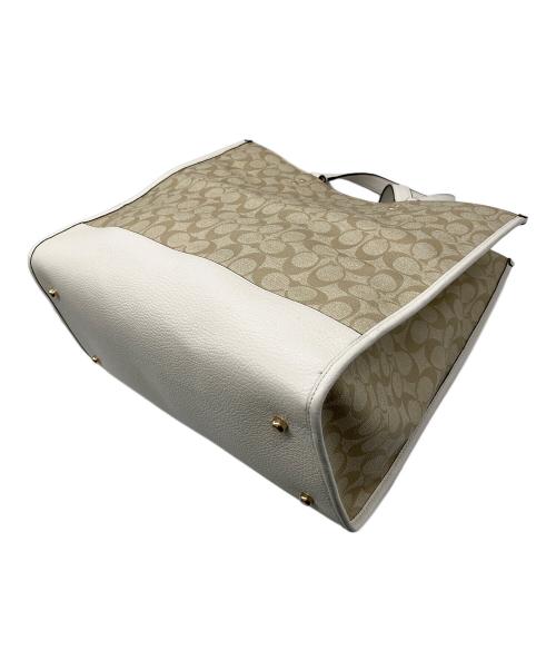 COACH（コーチ）COACH (コーチ) 2WAYトートバッグ ベージュの古着・服飾アイテム