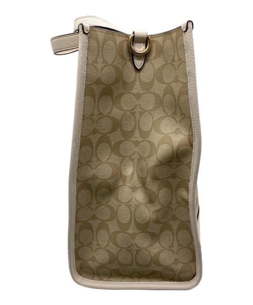 COACH（コーチ）COACH (コーチ) 2WAYトートバッグ ベージュの古着・服飾アイテム