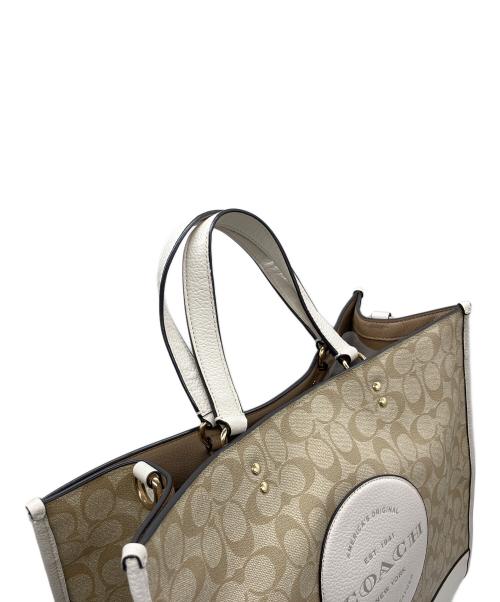 COACH（コーチ）COACH (コーチ) 2WAYトートバッグ ベージュの古着・服飾アイテム