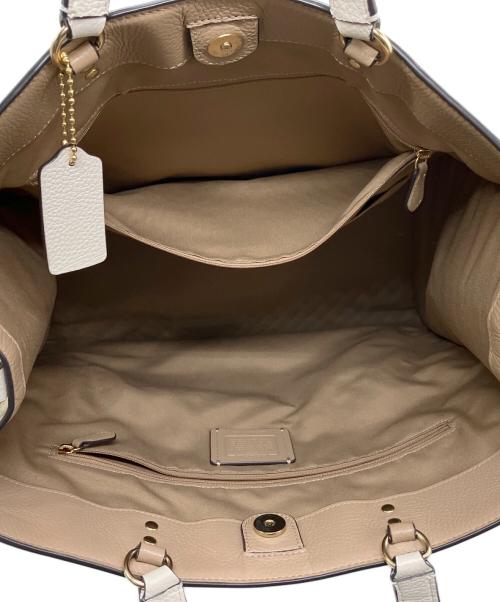 COACH（コーチ）COACH (コーチ) 2WAYトートバッグ ベージュの古着・服飾アイテム