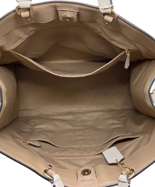 COACH（コーチ）COACH (コーチ) 2WAYトートバッグ ベージュの古着・服飾アイテム