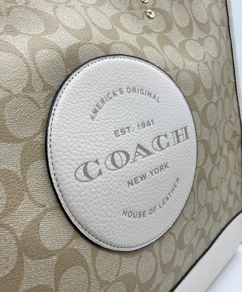 COACH（コーチ）COACH (コーチ) 2WAYトートバッグ ベージュの古着・服飾アイテム