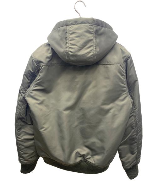 ALPHA（アルファ）ALPHA (アルファ) MA-1ジャケット グレー サイズ:XLの古着・服飾アイテム