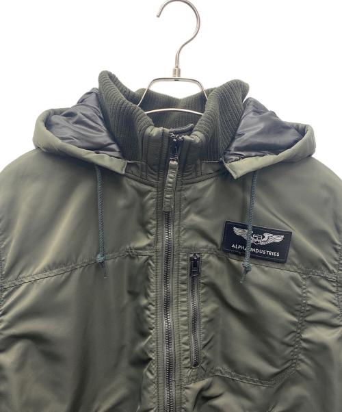 ALPHA（アルファ）ALPHA (アルファ) MA-1ジャケット グレー サイズ:XLの古着・服飾アイテム