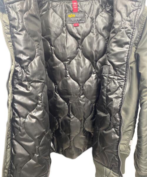 ALPHA（アルファ）ALPHA (アルファ) MA-1ジャケット グレー サイズ:XLの古着・服飾アイテム