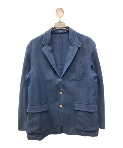 POLO（ポロ）POLO (ポロ) テーラードジャケット ブルー サイズ:Freeの古着・服飾アイテム