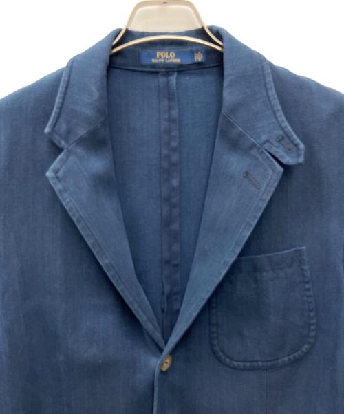 POLO（ポロ）POLO (ポロ) テーラードジャケット ブルー サイズ:Freeの古着・服飾アイテム