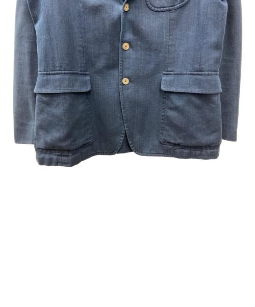 POLO（ポロ）POLO (ポロ) テーラードジャケット ブルー サイズ:Freeの古着・服飾アイテム