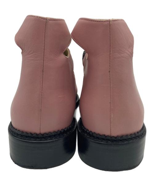 TOGA PULLA（トーガ プルラ）TOGA PULLA (トーガ プルラ) カットアウトギリ-シューズ ピンク サイズ:40の古着・服飾アイテム