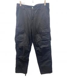 Carhartt WIP（カーハート ワーク イン プログレス）の古着「カーゴパンツ」｜ブラック