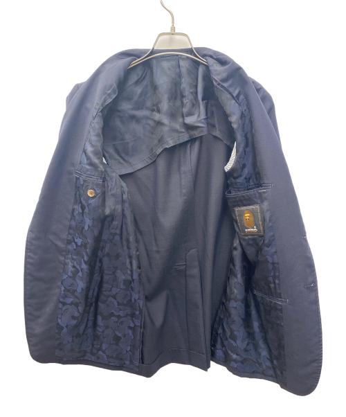 Mr.BATHING APE（ミスターベイジングエイプ）Mr.BATHING APE (ミスターベイジングエイプ) テーラードジャケット ネイビー サイズ:48の古着・服飾アイテム