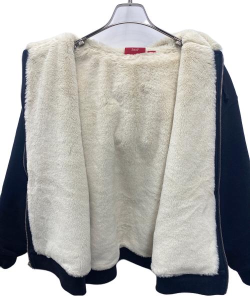 SUPREME（シュプリーム）SUPREME (シュプリーム) Faux Fur Lined Zip Up Hooded Sweatshirt ブラック サイズ:Ｓの古着・服飾アイテム