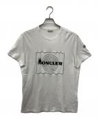 MONCLERモンクレール）の古着「半袖カットソー」｜ホワイト