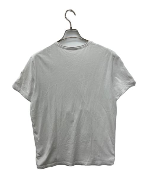 MONCLER（モンクレール）MONCLER (モンクレール) 半袖カットソー ホワイト サイズ:XXLの古着・服飾アイテム