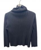 PLEATS PLEASEプリーツプリーズ）の古着「長袖カットソー」｜ブラック