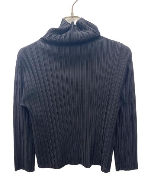 PLEATS PLEASE（プリーツプリーズ）PLEATS PLEASE (プリーツプリーズ) 長袖カットソー ブラック サイズ:3の古着・服飾アイテム