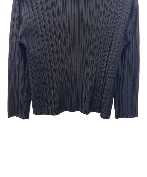 PLEATS PLEASE（プリーツプリーズ）PLEATS PLEASE (プリーツプリーズ) 長袖カットソー ブラック サイズ:3の古着・服飾アイテム