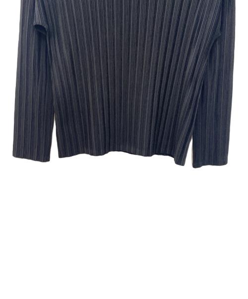 PLEATS PLEASE（プリーツプリーズ）PLEATS PLEASE (プリーツプリーズ) 長袖カットソー ブラック サイズ:3の古着・服飾アイテム