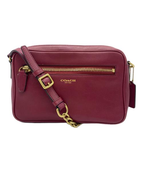 COACH（コーチ）COACH (コーチ) チェーンショルダーバッグ レッドの古着・服飾アイテム
