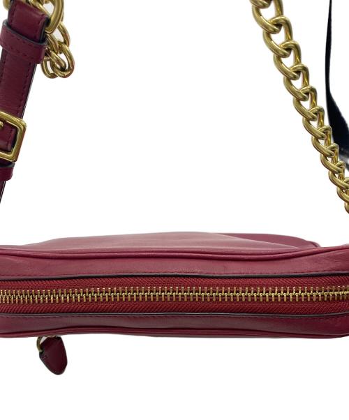 COACH（コーチ）COACH (コーチ) チェーンショルダーバッグ レッドの古着・服飾アイテム
