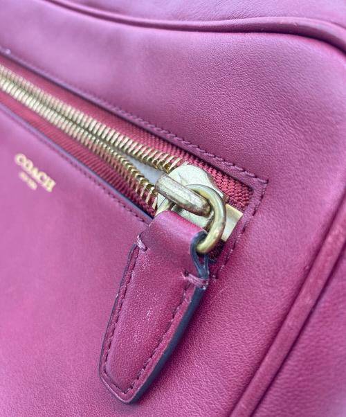 COACH（コーチ）COACH (コーチ) チェーンショルダーバッグ レッドの古着・服飾アイテム