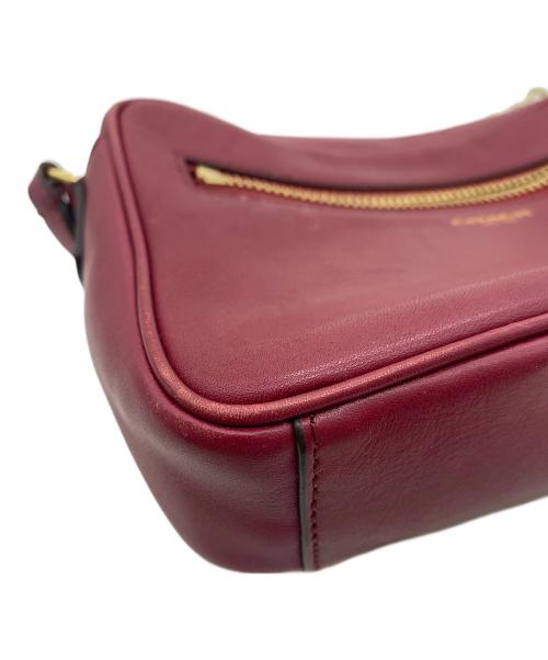 COACH（コーチ）COACH (コーチ) チェーンショルダーバッグ レッドの古着・服飾アイテム