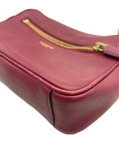 COACH（コーチ）COACH (コーチ) チェーンショルダーバッグ レッドの古着・服飾アイテム