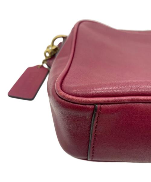 COACH（コーチ）COACH (コーチ) チェーンショルダーバッグ レッドの古着・服飾アイテム