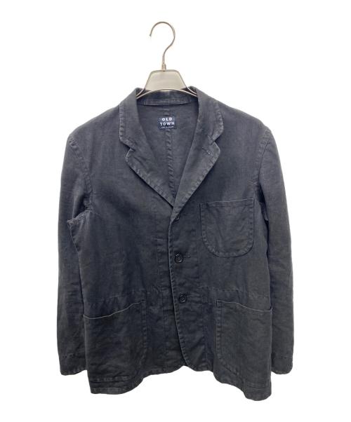 old town（オールドタウン）OLD TOWN (オールドタウン) テーラードジャケット ブラック サイズ:38の古着・服飾アイテム