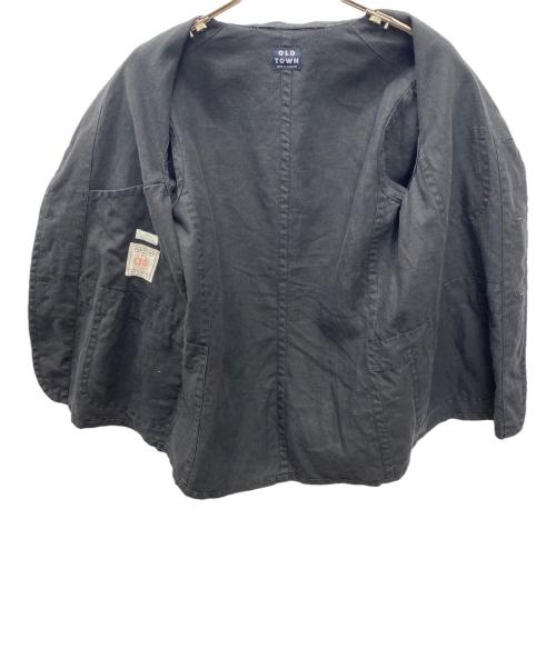 old town（オールドタウン）OLD TOWN (オールドタウン) テーラードジャケット ブラック サイズ:38の古着・服飾アイテム