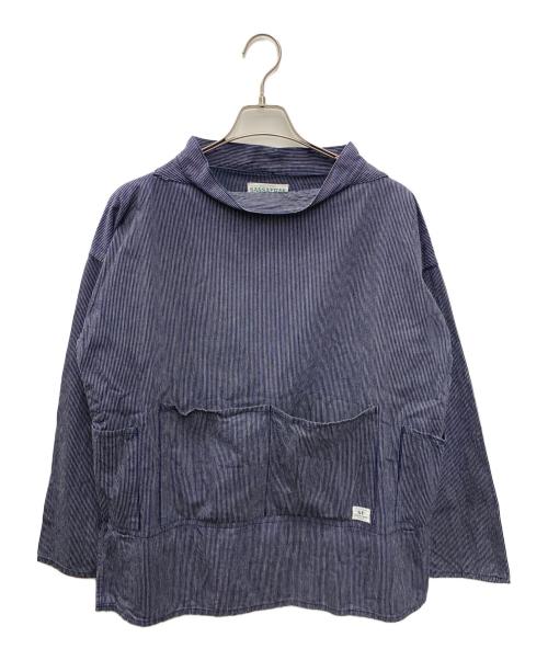 SASSAFRAS（ササフラス）SASSAFRAS (ササフラス) 長袖カットソー インディゴ サイズ:Ｓの古着・服飾アイテム