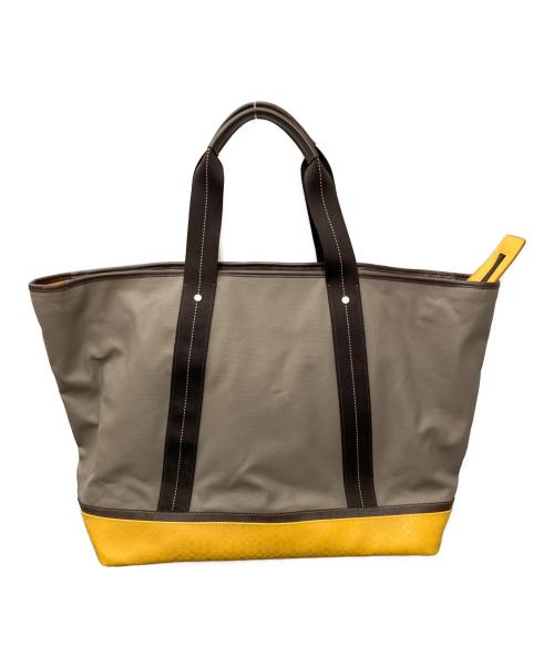 COACH（コーチ）COACH (コーチ) トートバッグ グレー×イエローの古着・服飾アイテム