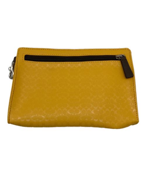 COACH（コーチ）COACH (コーチ) トートバッグ グレー×イエローの古着・服飾アイテム