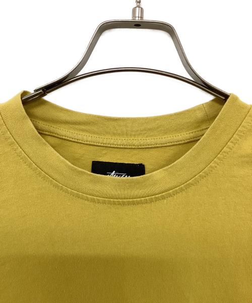 stussy（ステューシー）stussy (ステューシー) 半袖カットソー イエロー サイズ:Ｌの古着・服飾アイテム