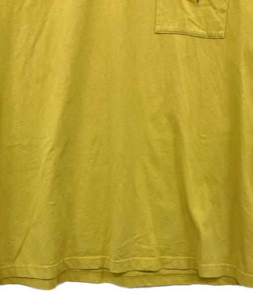 stussy（ステューシー）stussy (ステューシー) 半袖カットソー イエロー サイズ:Ｌの古着・服飾アイテム
