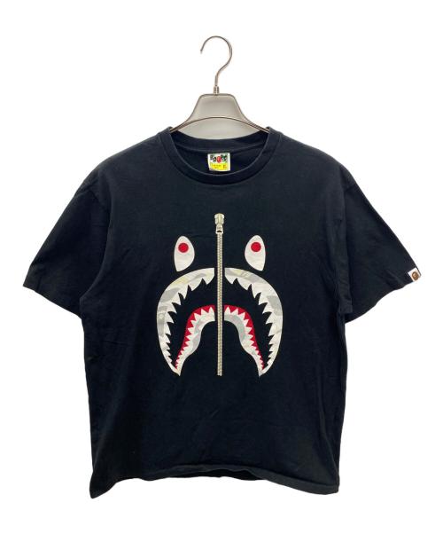 A BATHING APE（アベイシングエイプ）A BATHING APE (アベイシングエイプ) 半袖カットソー ブラック サイズ:XLの古着・服飾アイテム