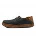 中古・古着 CLARKS (クラークス) スリッポン ネイビー×ブラウン サイズ:27cm：10000円
