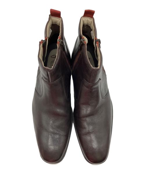 CLARKS（クラークス）CLARKS (クラークス) サイドジップブーツ ブラウン サイズ:27cmの古着・服飾アイテム