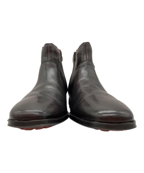 CLARKS（クラークス）CLARKS (クラークス) サイドジップブーツ ブラウン サイズ:27cmの古着・服飾アイテム