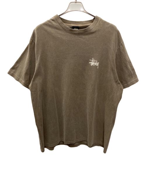 stussy（ステューシー）stussy (ステューシー) 半袖カットソー ブラウン サイズ:XLの古着・服飾アイテム