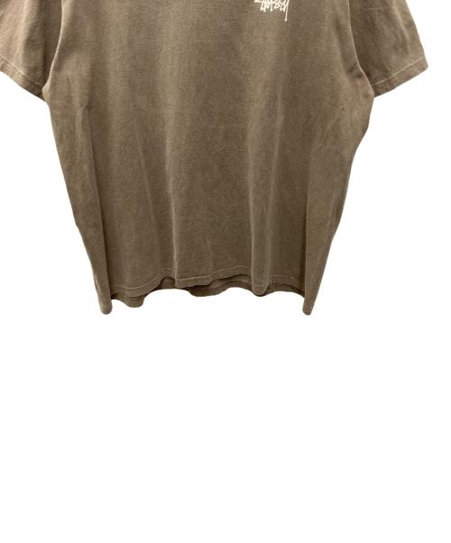stussy（ステューシー）stussy (ステューシー) 半袖カットソー ブラウン サイズ:XLの古着・服飾アイテム